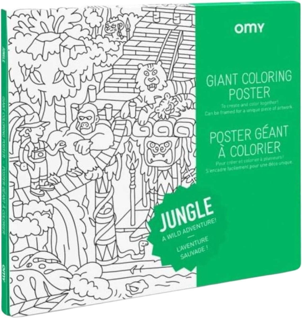 OMY Giant Color Poster Jungle