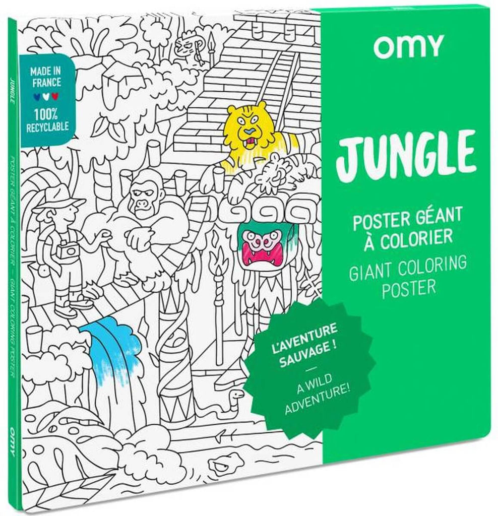 OMY Giant Color Poster Jungle