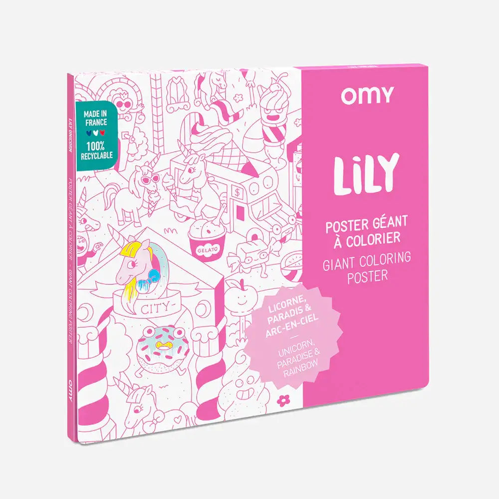 OMY Giant Color Poster Lily