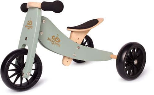 2-in-1 houten loopfiets & driewieler Tiny Tot - Sage