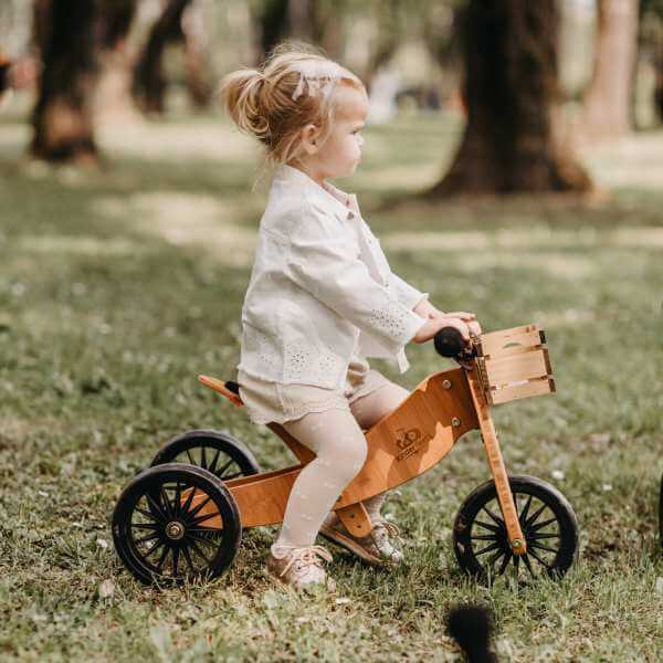 2-in-1 loopfiets & driewieler Tiny Tot - Bamboe