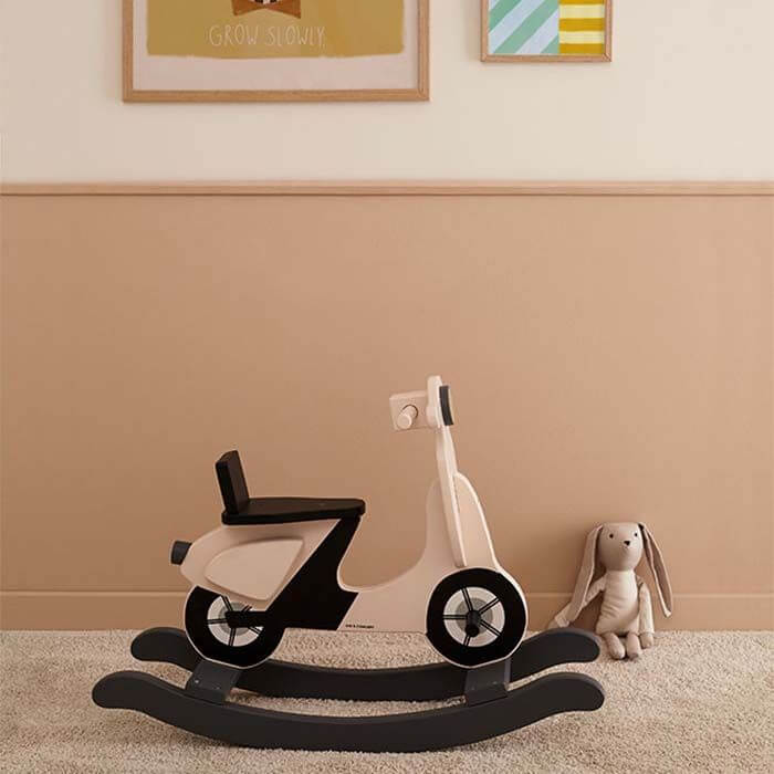 Kids Concept Rocking Scooter Lichtbeige