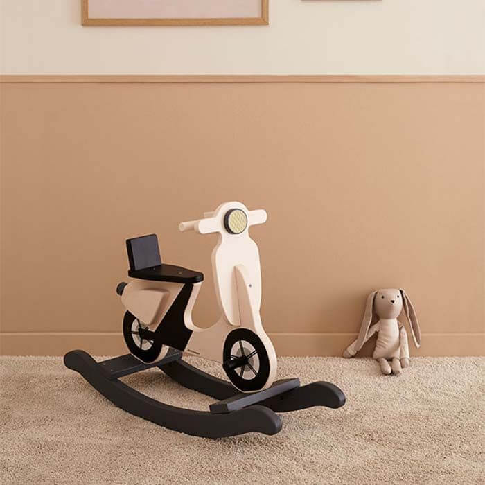 Kids Concept Rocking Scooter Lichtbeige