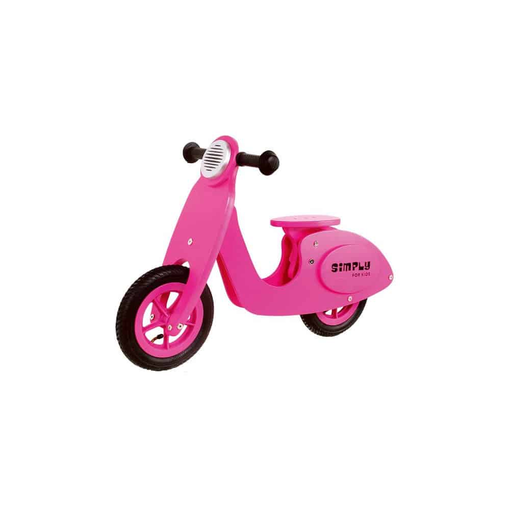 Scooter loopfiets Roze - Kleine Draak